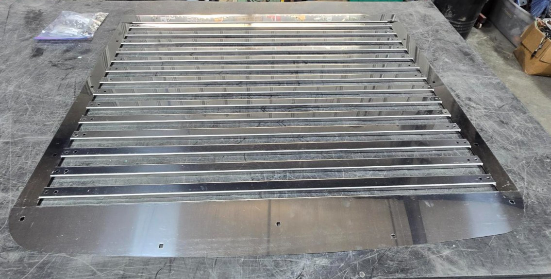 BLEMISHED: Turnpike Truck Trim Stainless Steel Grille Insert With 14 Horizontal