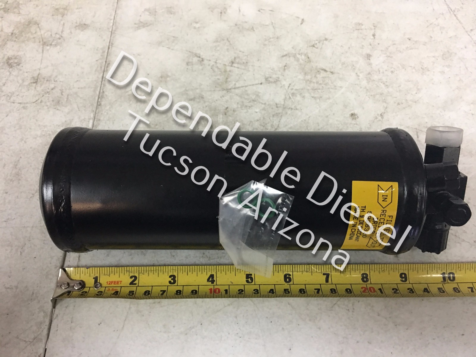 W900B K100 T400 Receiver Dryer. S&S # S-18749 Ref. # Kenworth K251-571, 1914003