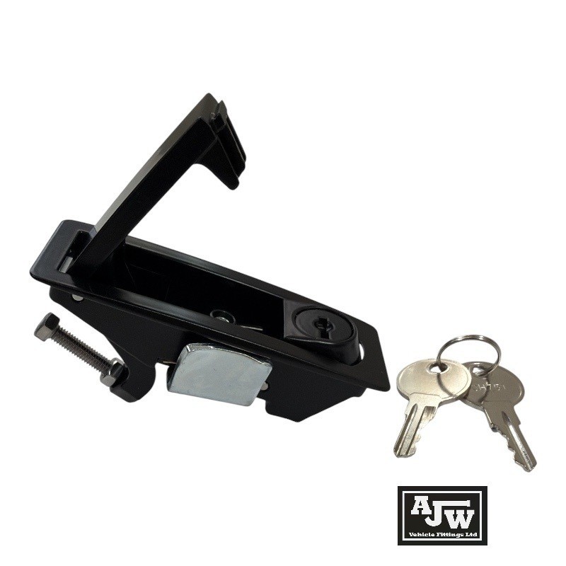 Compression Latch Raised Lock Trigger, Black, Locking (4 Pack) 1-25mm Grip Range