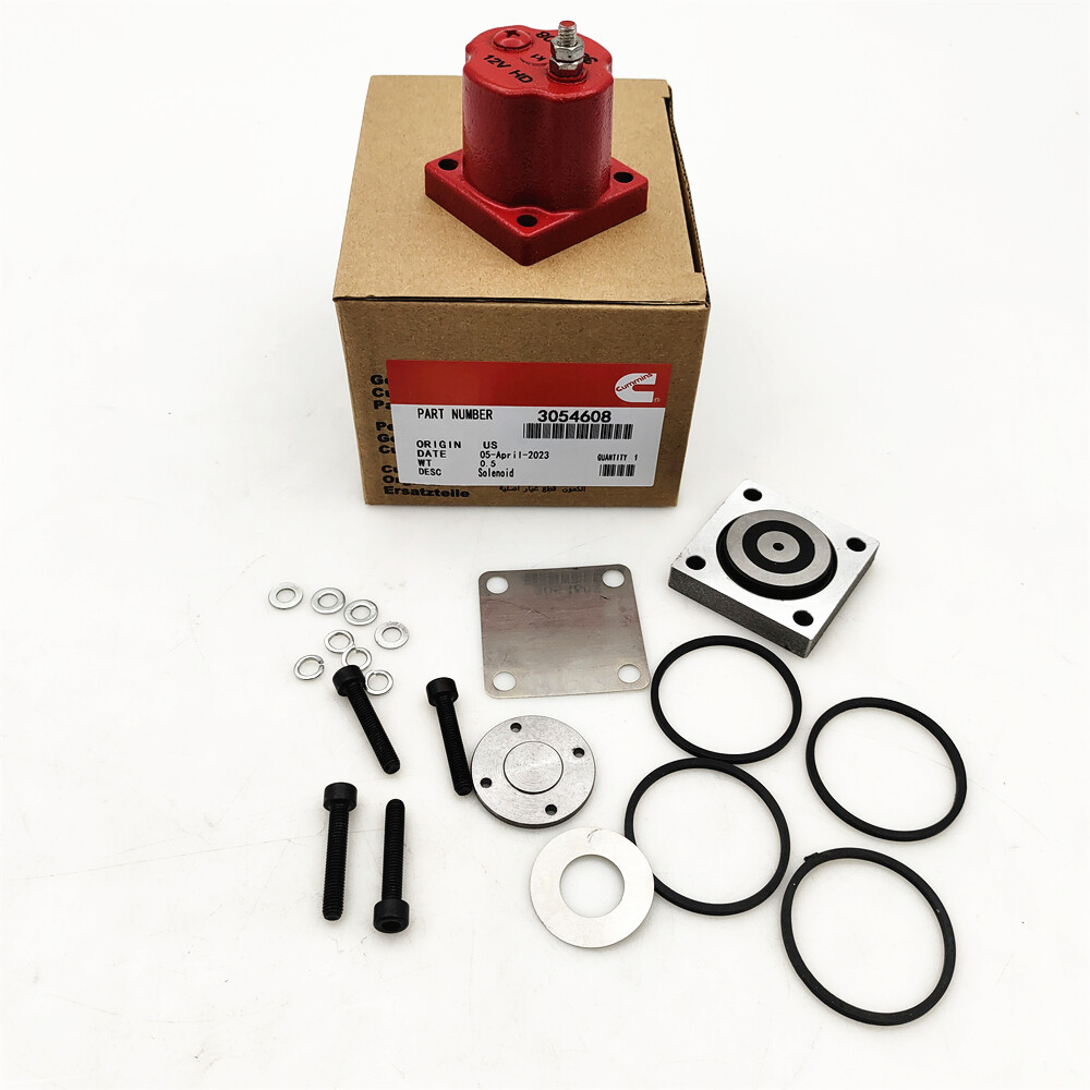 NEW Fuel Shutoff Valve Set for Cummins N14 PAI 180204 3054608 209940 Solenoid