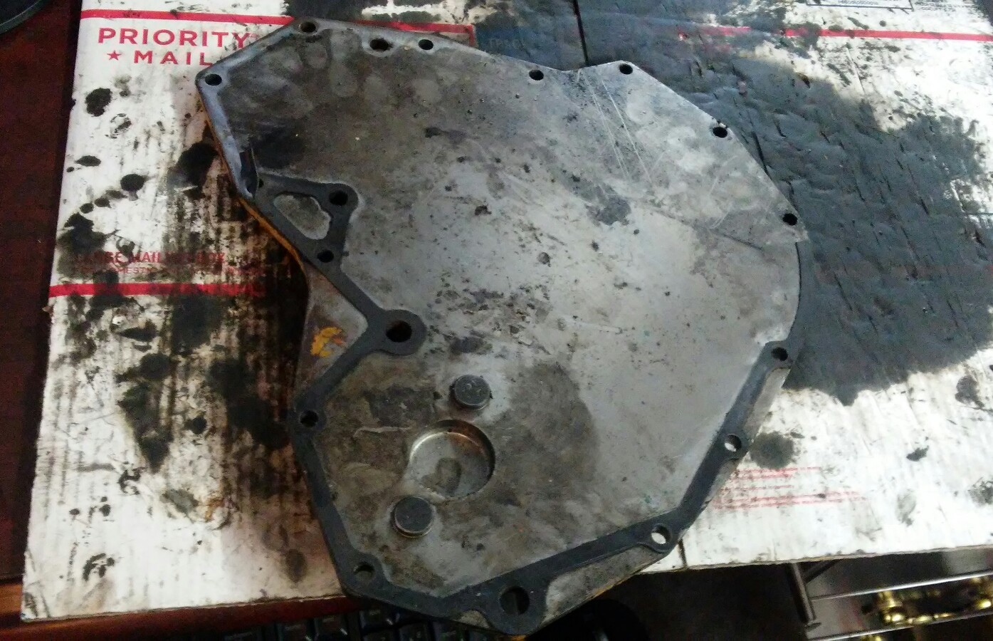 05 CATERPILLAR C7 FRONT ENGINE COVER PART# 7C1445 #7C-1445