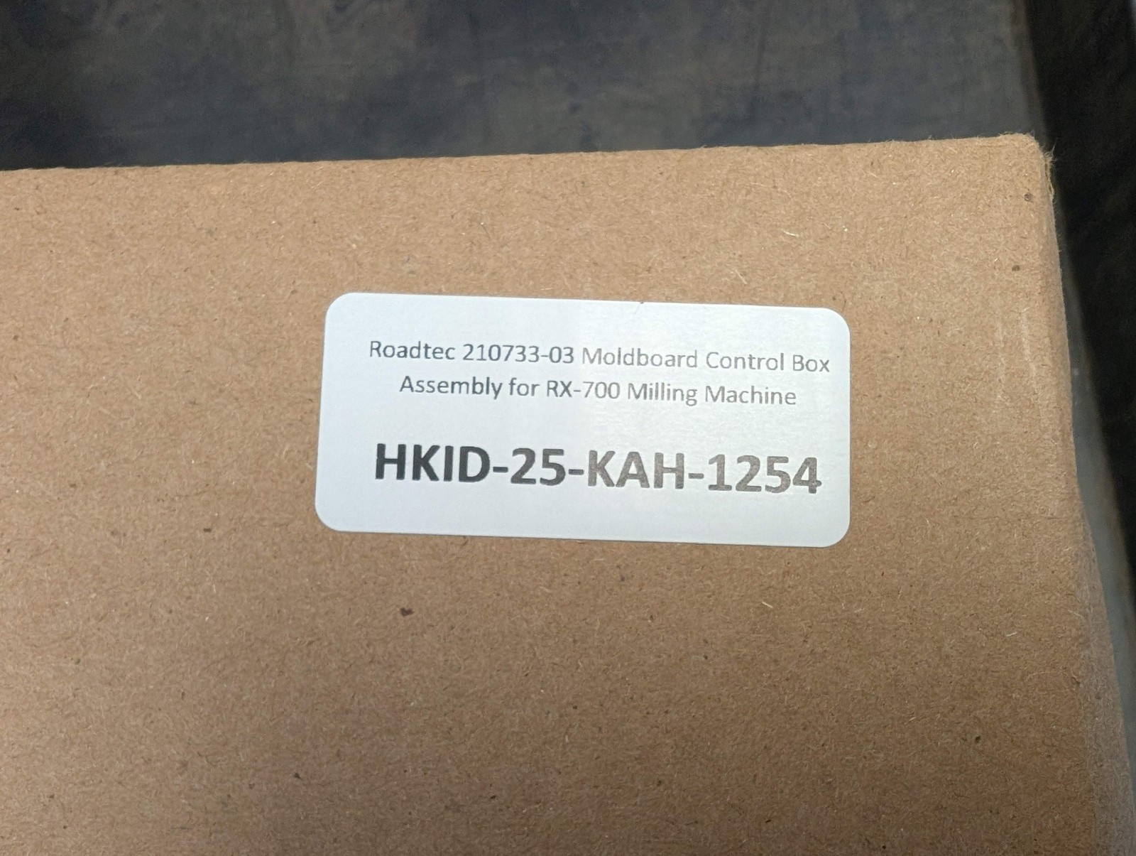 Roadtec 210733-03 Moldboard Control Box Assembly for RX-700 Milling Machine