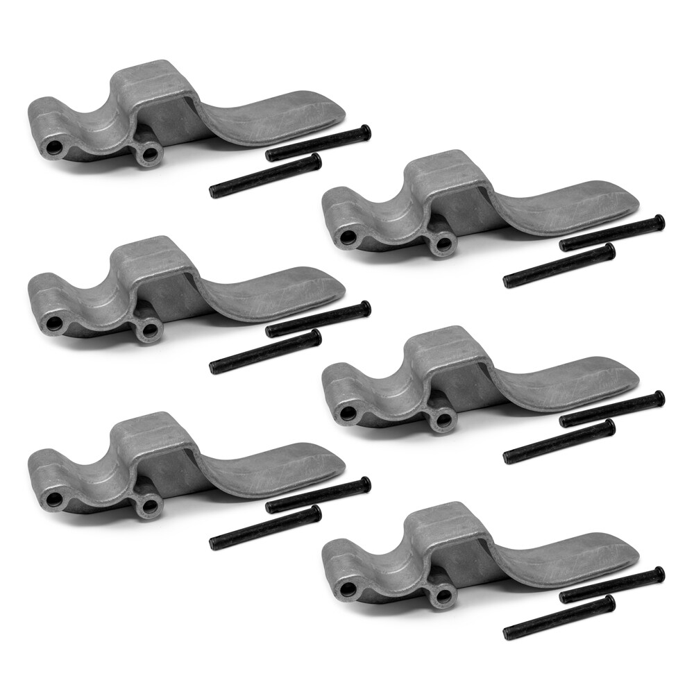 1705775-1 Cast Aluminum Tarp Stop Kit With Clevis Pins – 6 Tarp Stops – 12 Pins