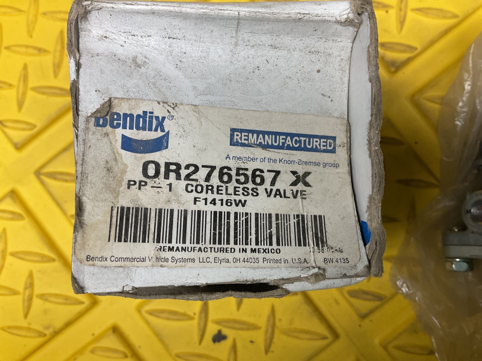 Bendix Remanufactured Outright PP-1 Control Valve PN OR276567X