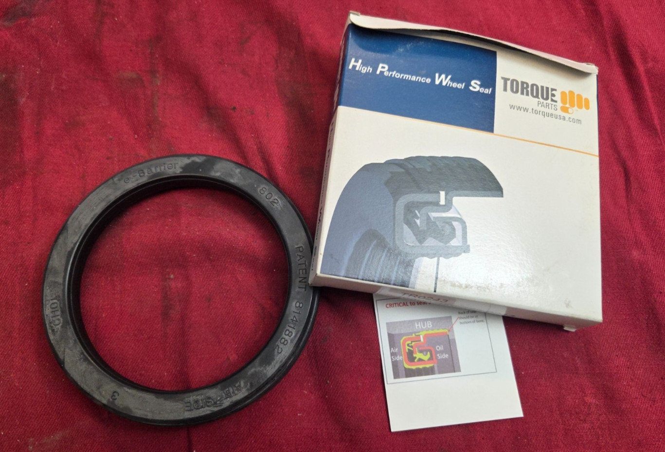 TORQUE PARTS TRO243, WHEEL oil Seal 46300, 859, 373-0243 Heavy Duty