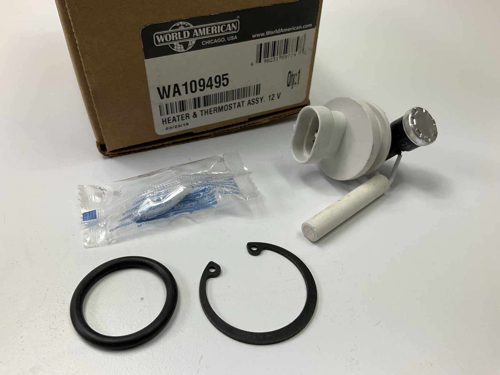 World American WA109495 Air Brake Dryer Heater – AD-SP Type, For Euclid