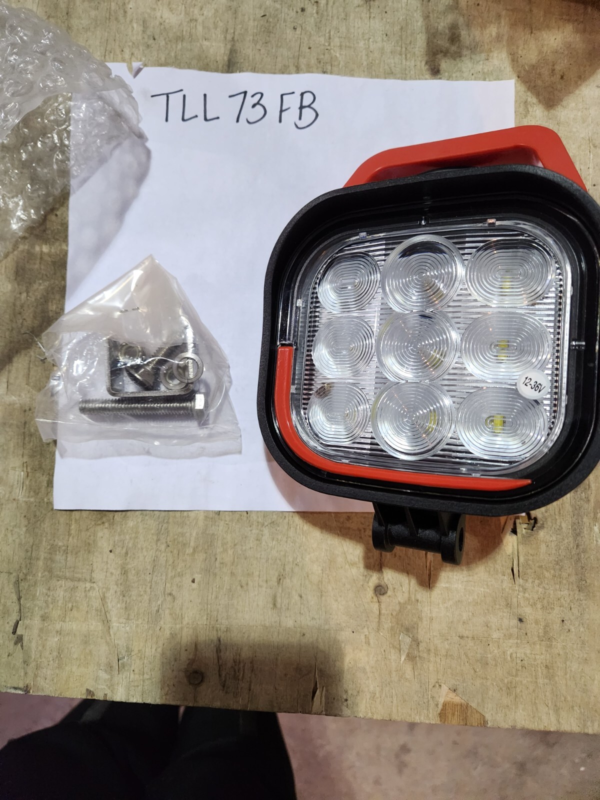 Opti-Brite TLL73FB LED Angle Flood Beam Work Light Wide Angle