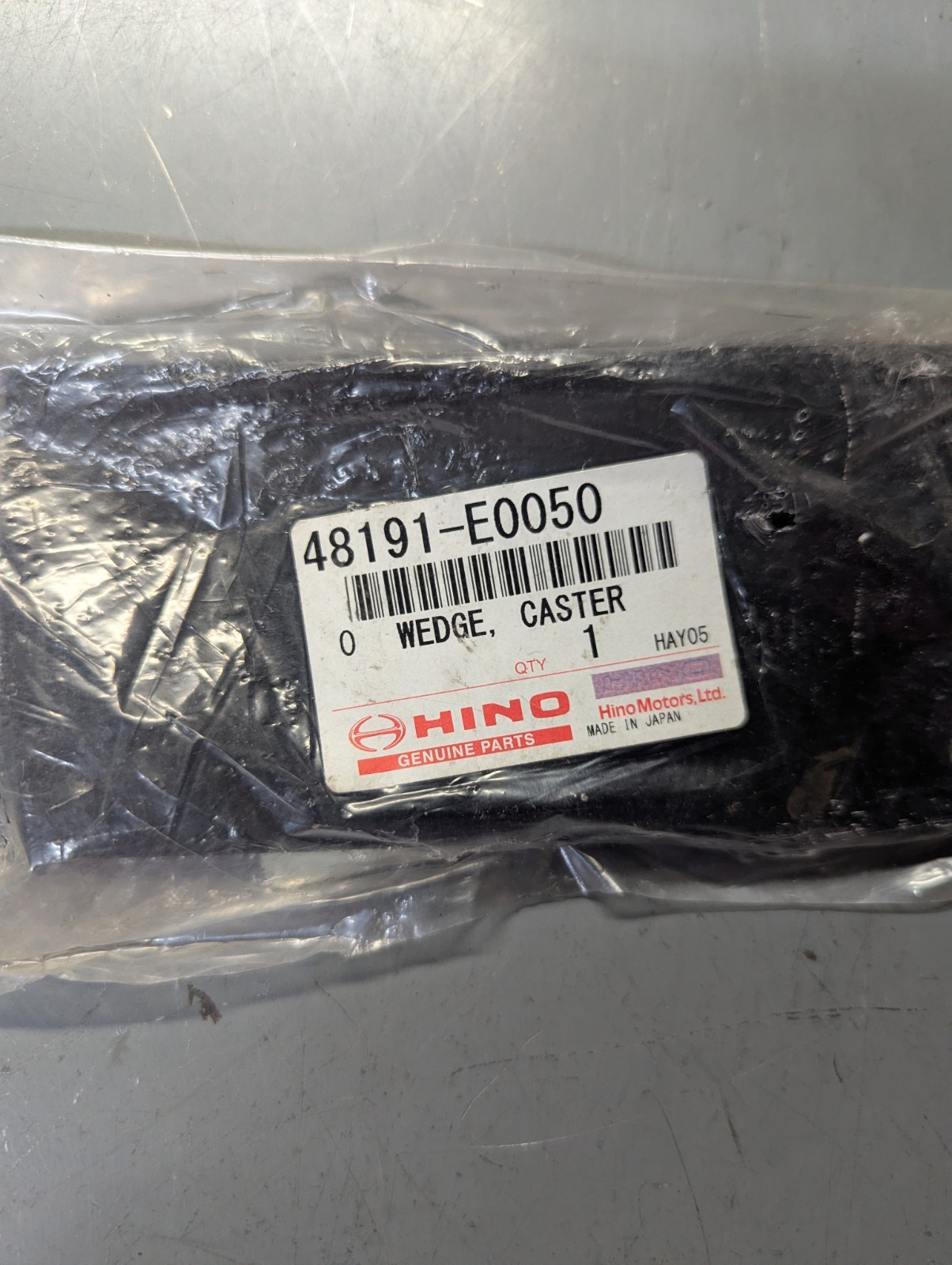 OEM HINO FRONT AXLE CASTER WEDGE/SPACER P/N 48191-E0050
