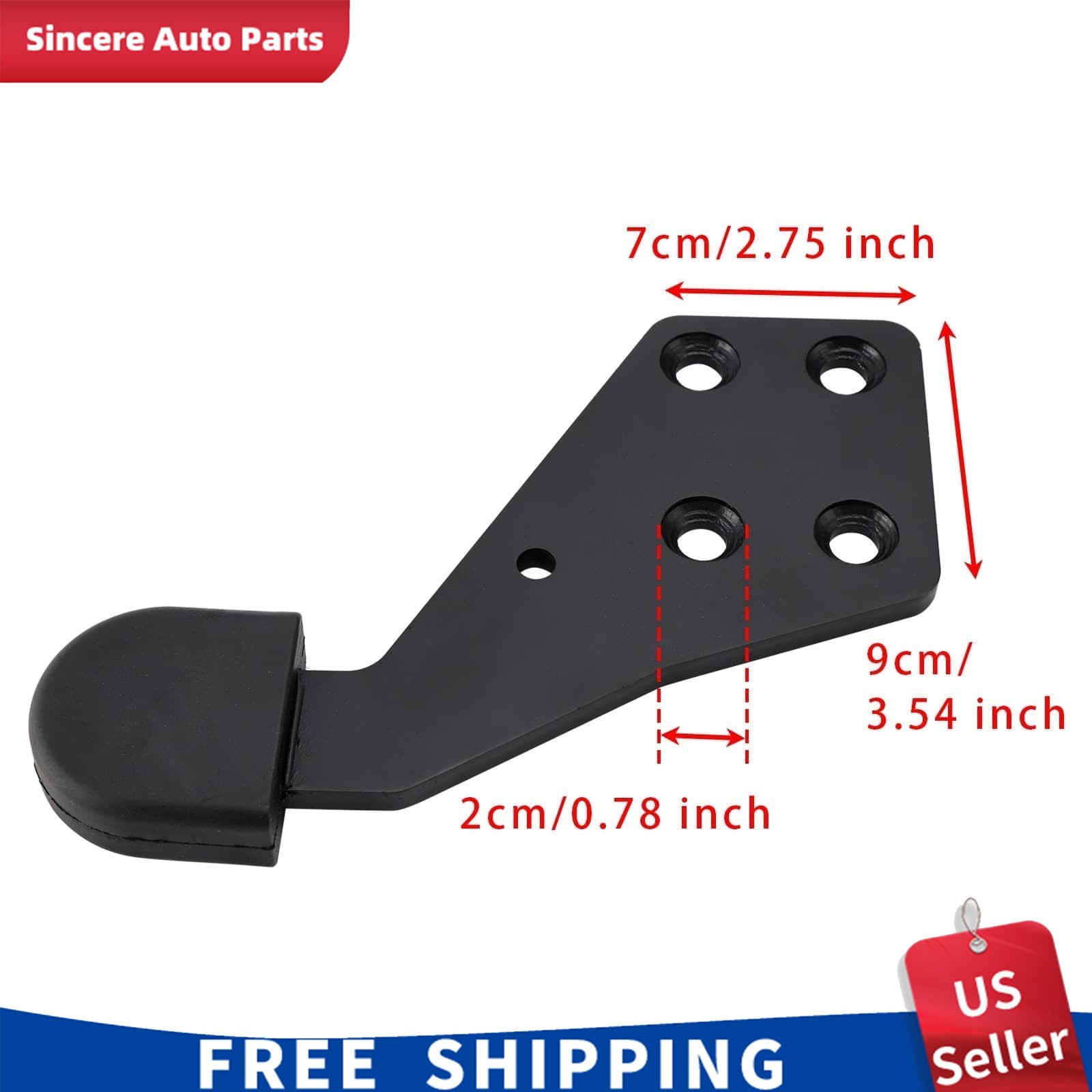 2Pcs For Select International Truck Hood Guide Poly Left+Right HLK2733L HLK2733R