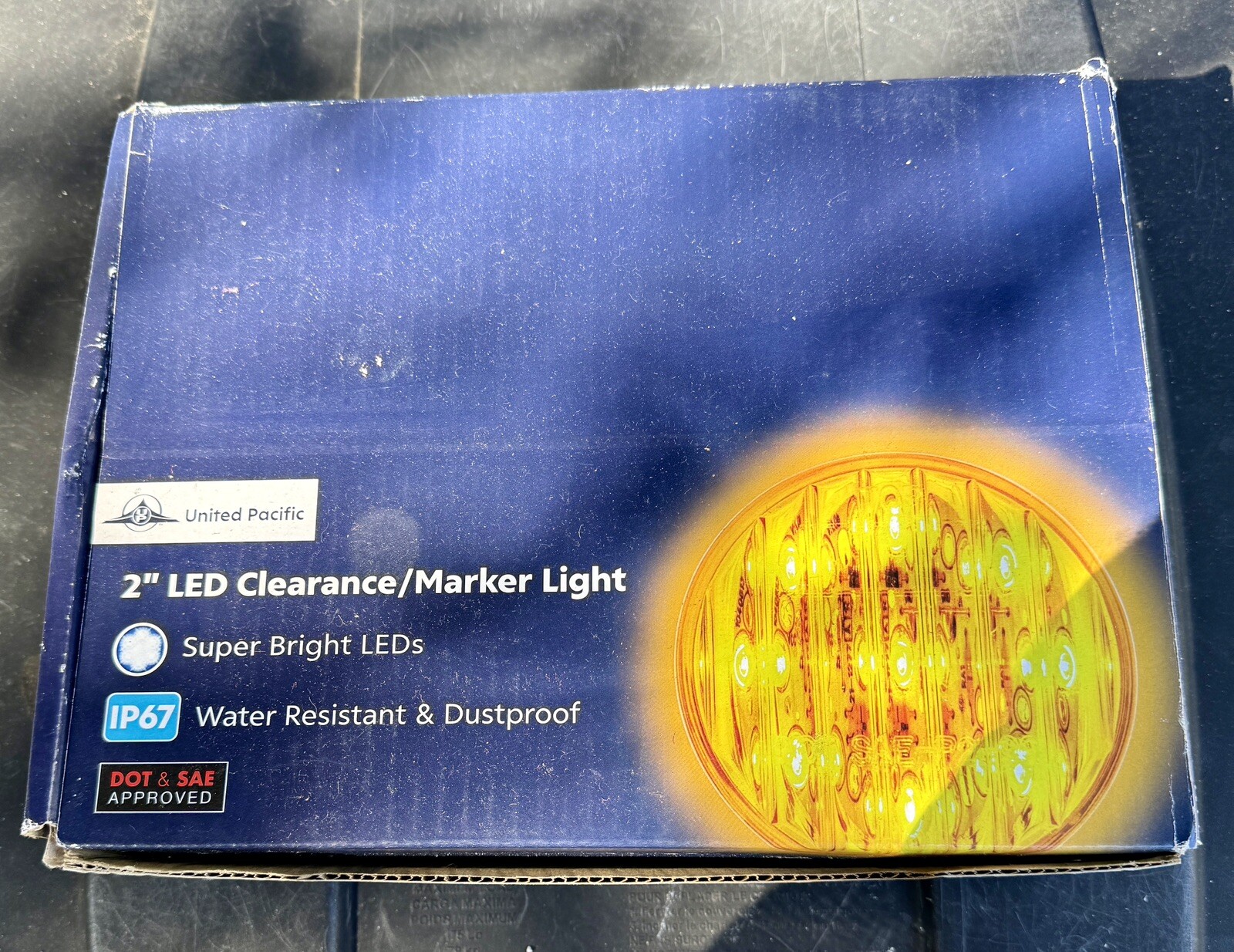 38171CB United Pacific chrome 2″ LED Clearance Marker Light Quantity : 40 pack