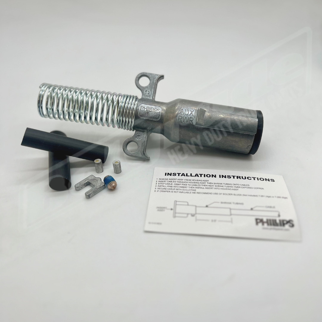 Phillips Ind. 15-336 Dual Pole Horizontal 4GA Zinc Die-Cast with Cable Guard
