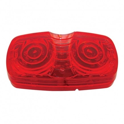 United Pacific 38226 Clearance/Marker Light Red Led/Red Lens, Rectangle Design,