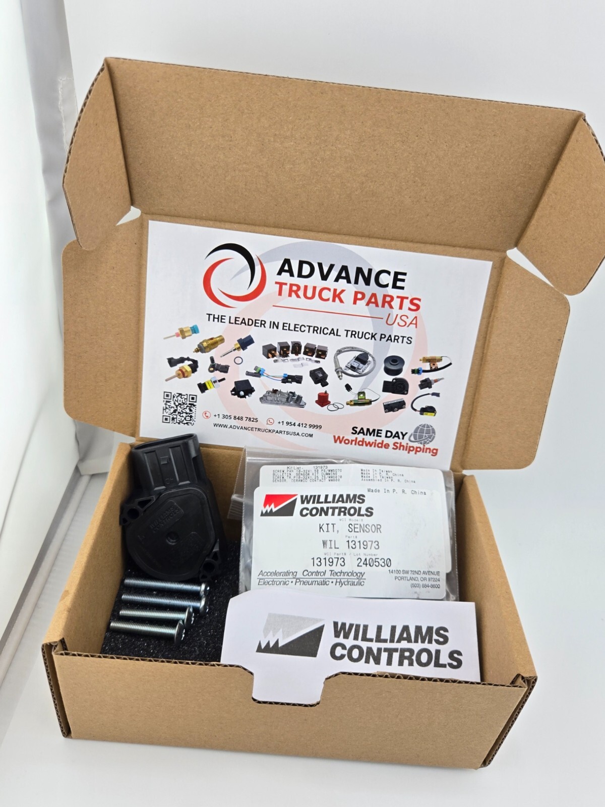 131973 – SENSOR KIT, NSN 2990-01-556-5319, GENUINE WILLIAMS CONTROLS