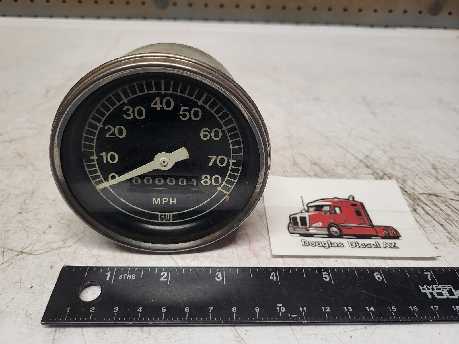 Stewart Warner Speedometer MPH Gauge Ford Louisville D0HF-17255-CA D0HF17255CA