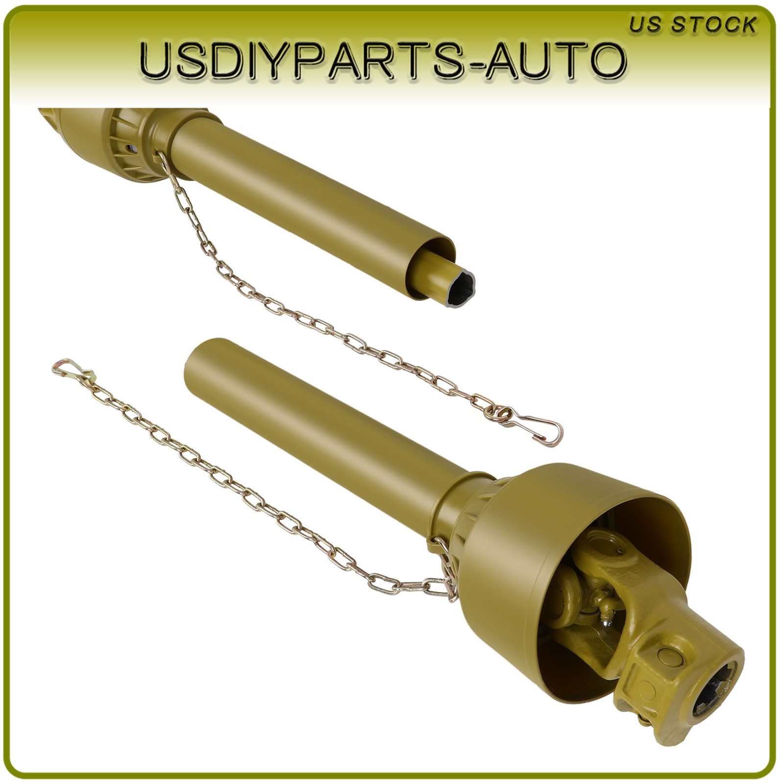 PTO Drive Shaft Fit For T1 Tractor 1-3/8″ x 6 Spline Both End 27 9/16″ 700 mm