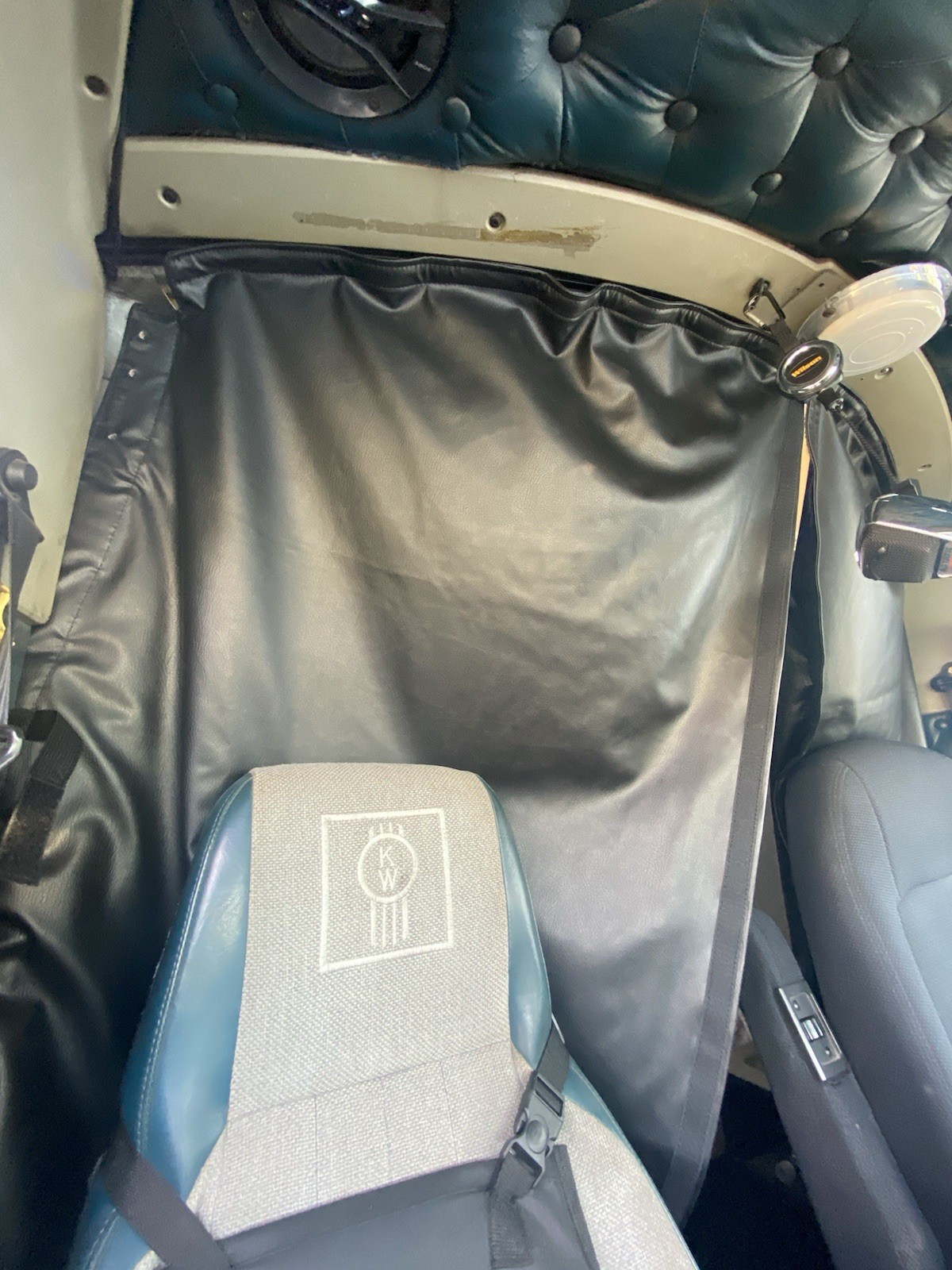 Kenworth W900 T600 Sleeper Interior Curtains. New. Interior Curtains Dark Blue