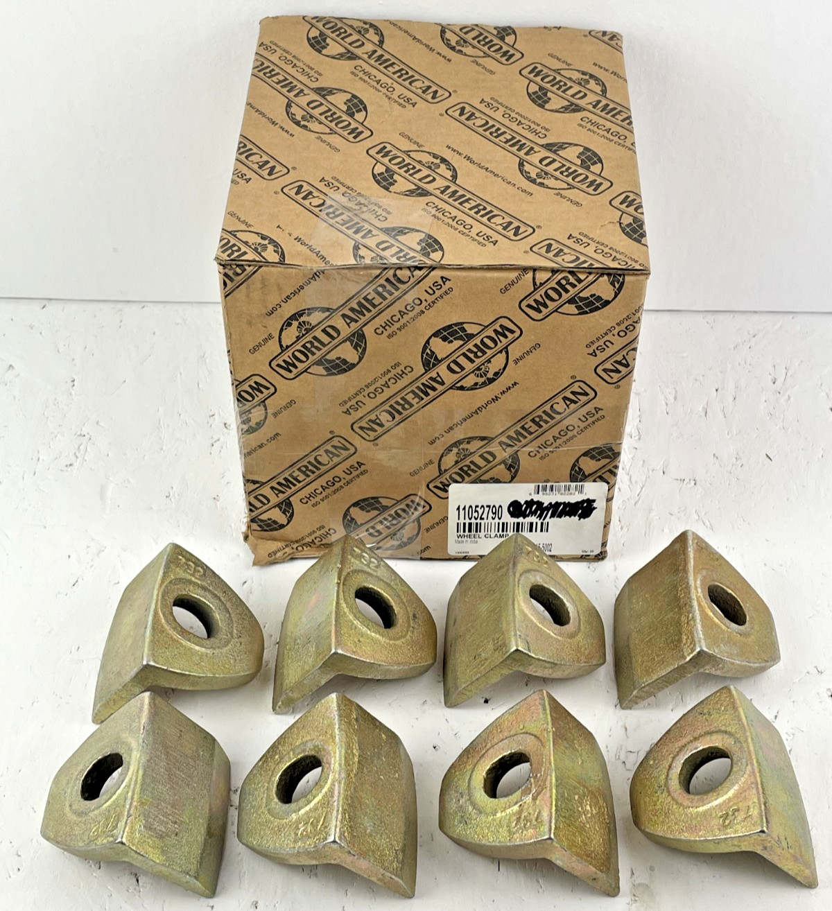 3/4 World American WA15-5002 Wheel Clamps for Dayton “F” Style Wheels – Lot of 8