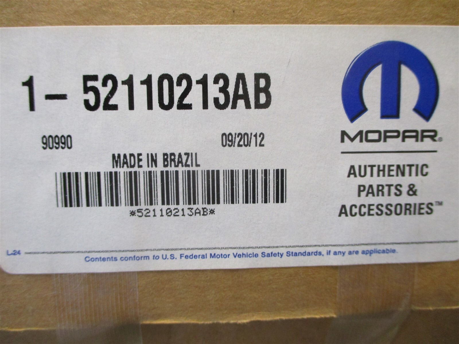 52110213AB NEW OEM MOPAR REAR SHOCK ABSORBERS FOR DODGE RAM 1500 2002-05 (QTY-2)