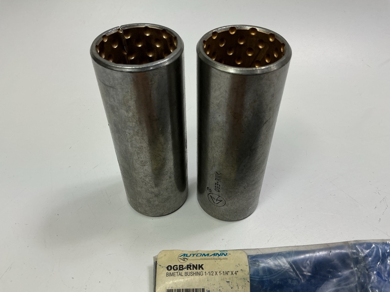 (2) AUTOMANN OGB-RNK 1-1/2″x1-1/4″x4″ Bi-Metal Spring Eye Bushings 16-12399-001