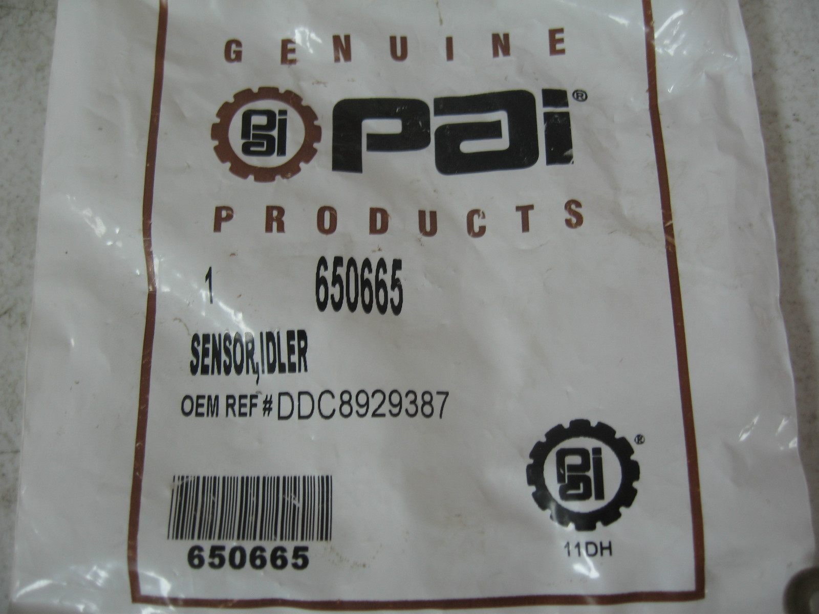 Idler Sensor for Detroit Diesel Series 60. PAI # 650665 Ref. # 8929387, 08929387