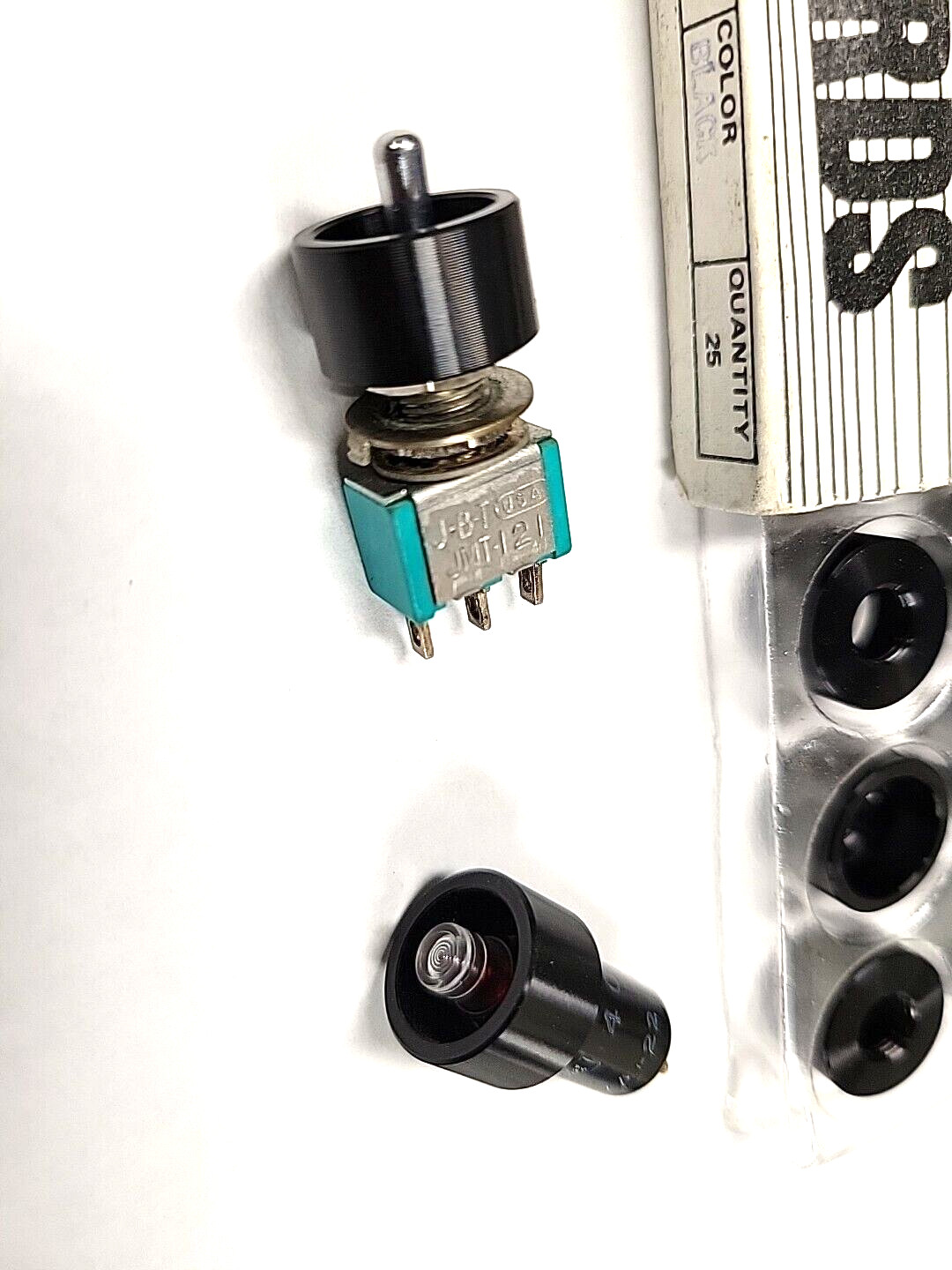 ALCO G-12-B (1pc) 1/4″ ROUND Mini-toggle Switch Guard FIT MOST 1/4″-40NS THREAD