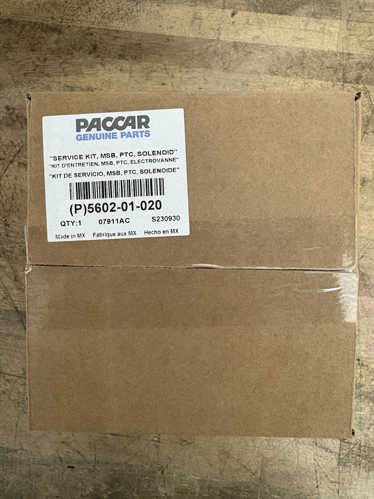 5602-01-020 Genuine OEM Paccar Solenoid Service Kit – NEW