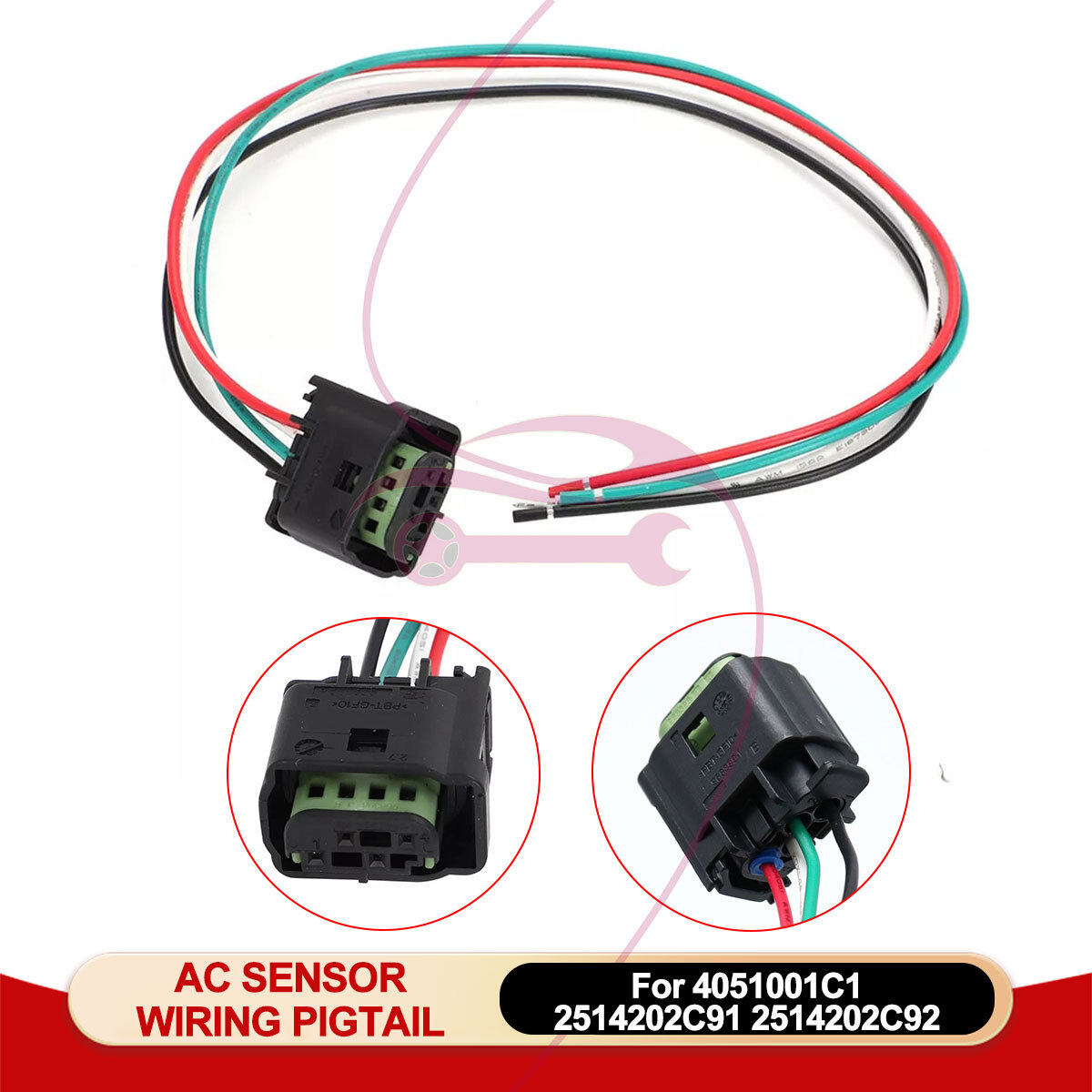 New AC SENSOR INTERNATIONAL WIRING PIGTAIL FOR 4051001C1 2514202C91 2514202C92