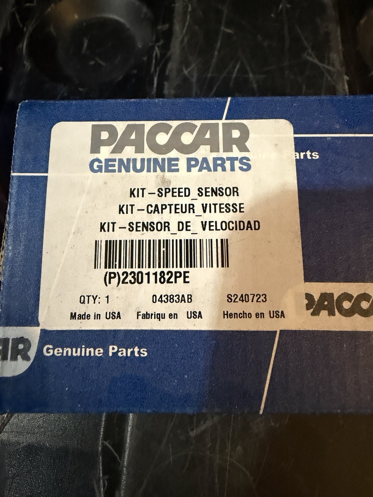 Paccar (P)2301182PE Turbocharger Speed Sensor