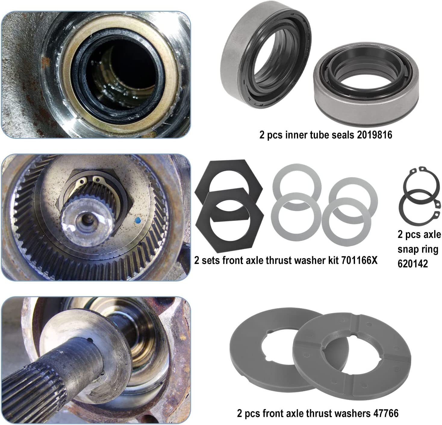 Axle Seal&Thrust Washer Kit Ford 1998-2004 Super Excursion F250 F350 F450 F550