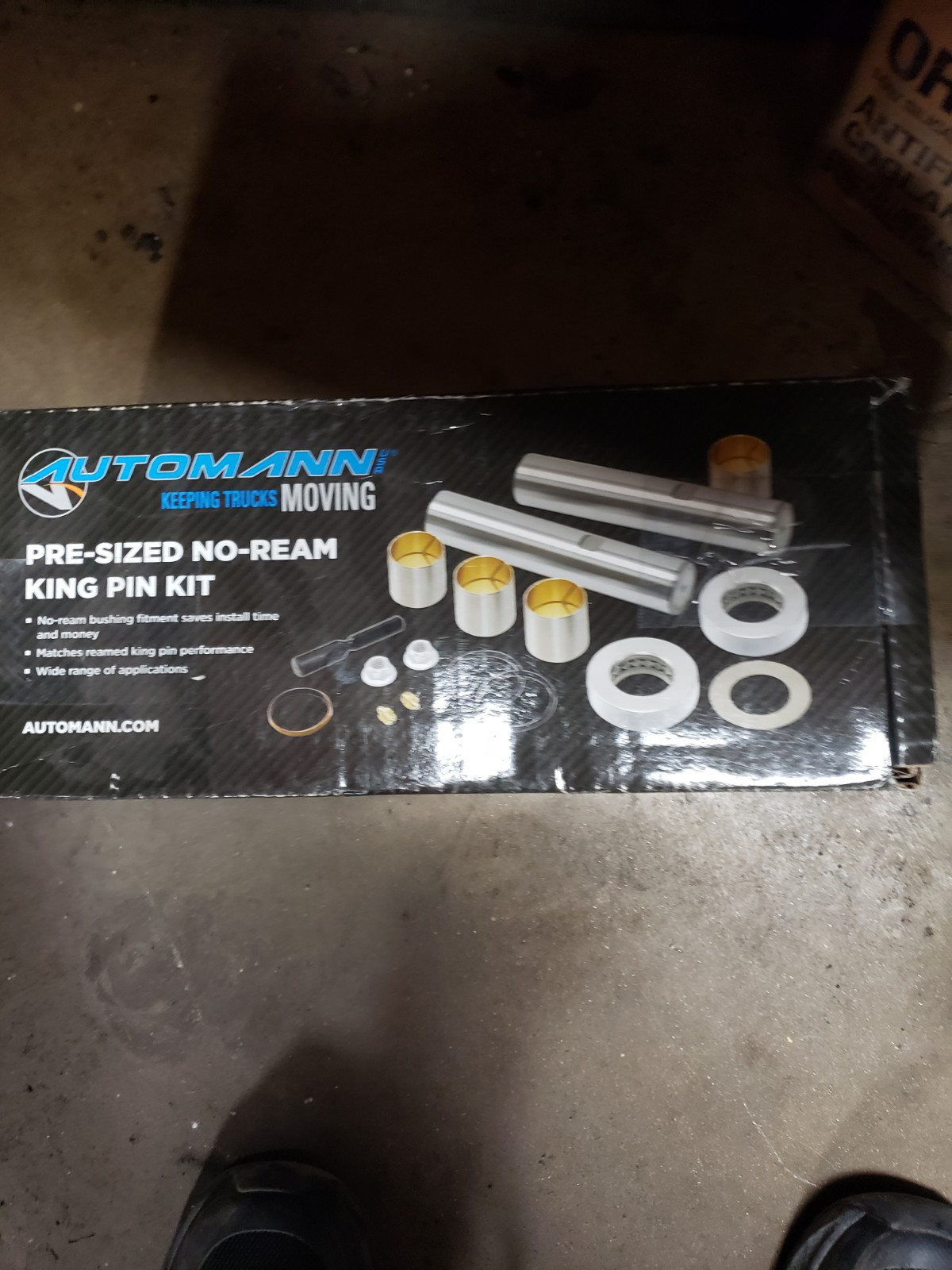No Ream King Pin Set
