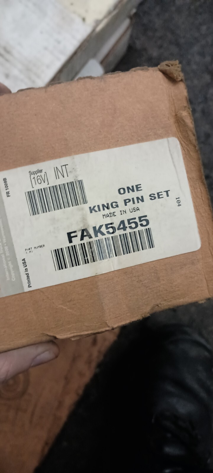 New Old Stock Fleetrite King Pin Set # FAK5455 436320