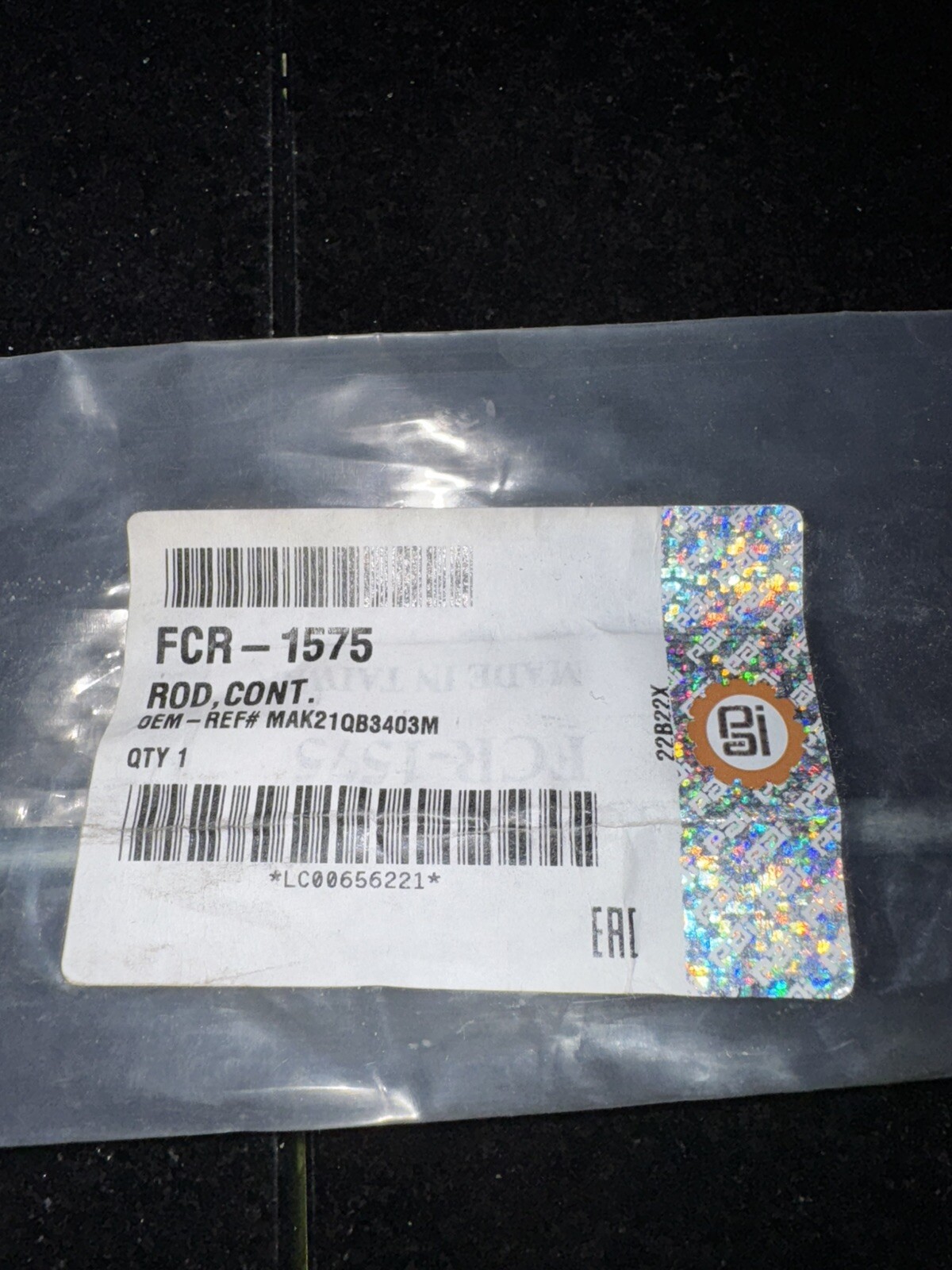 FCR-1575 21QB3403M PAI 19-inches Control Rod Fits Mack Truck Engines