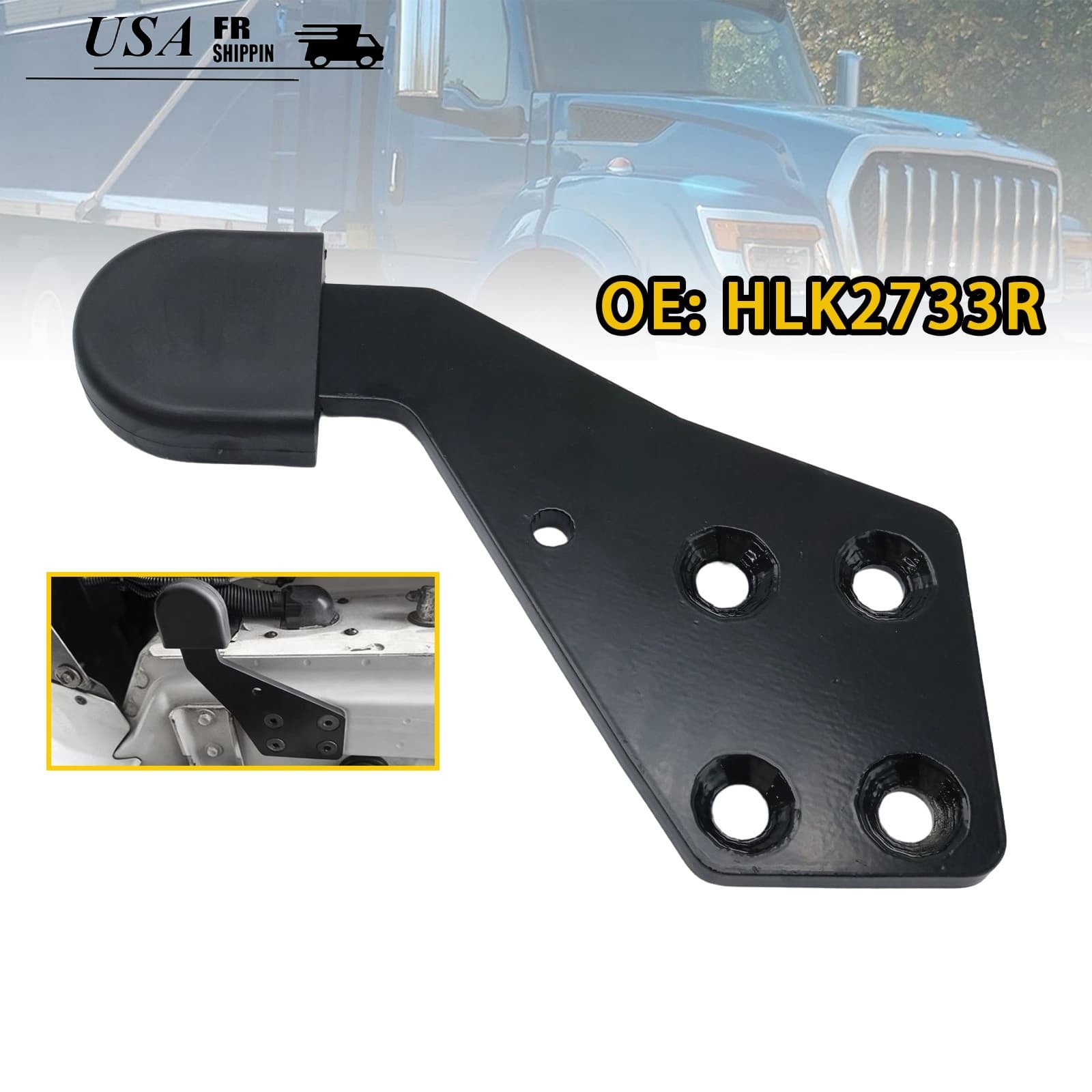 New Hood Guide Poly Passenger Right Side 3810982C2 For International Trucks US
