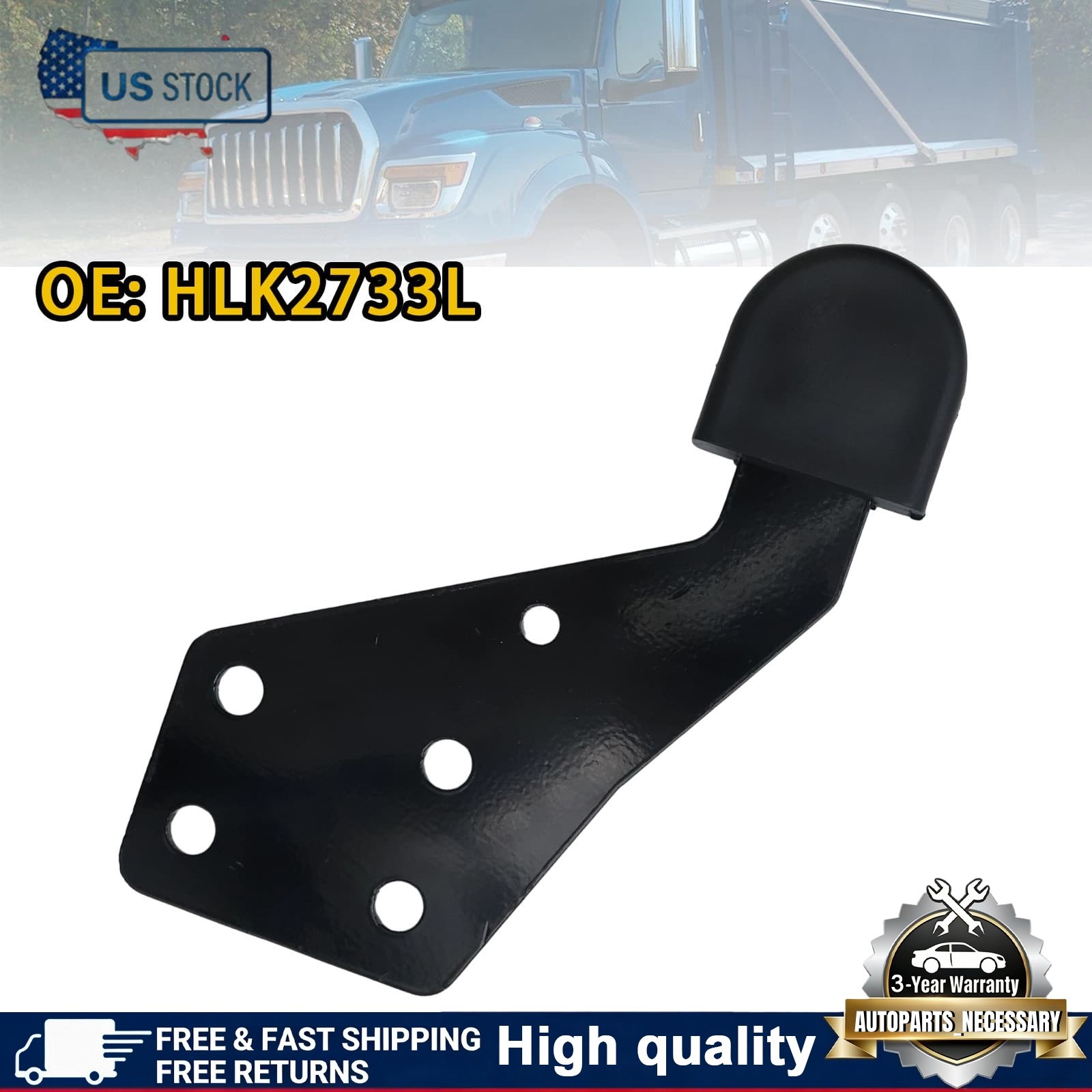 Hood Guide Poly Left Driver Side HLK2733L Fits Select International Trucks USA
