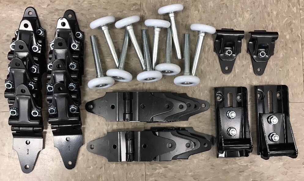 38 pack – Whiting Overhead Truck Door Kit ALL Hinges + 2″ Rollers – Morgan Todco