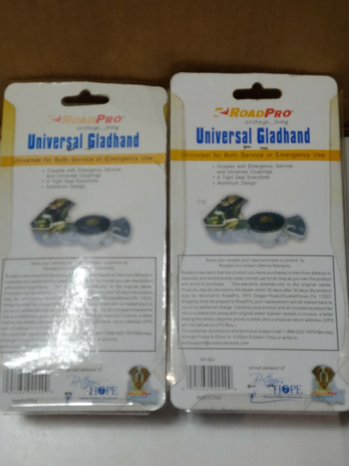 NEW Roadpro Universal Gladhand RP-3631 with 12 Seals Glad Hand Blue Red 3601 NEW