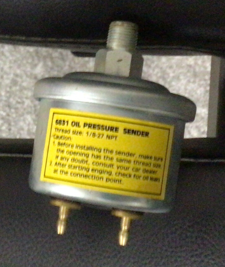 NOS 6831 Oil Pressure Sender Thread Size 1/8-27 NPT