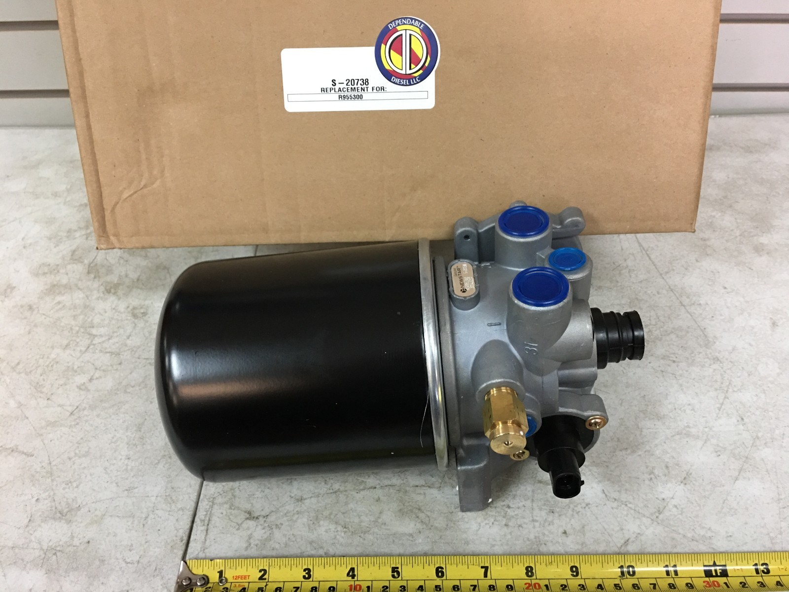 SS1200P Style Air Dryer S&S # S-20738 Ref. # Meritor R955300 R955079 4324130010