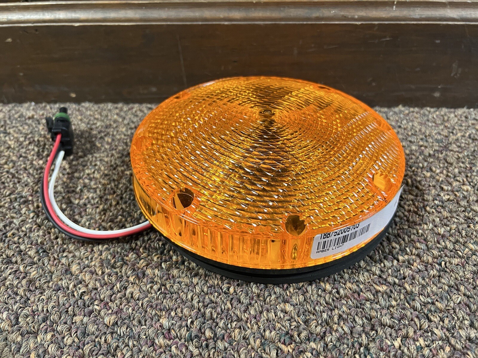 New Genuine Weldon 52005703 Amber 7” Round Surface Mount Light 3 Wire