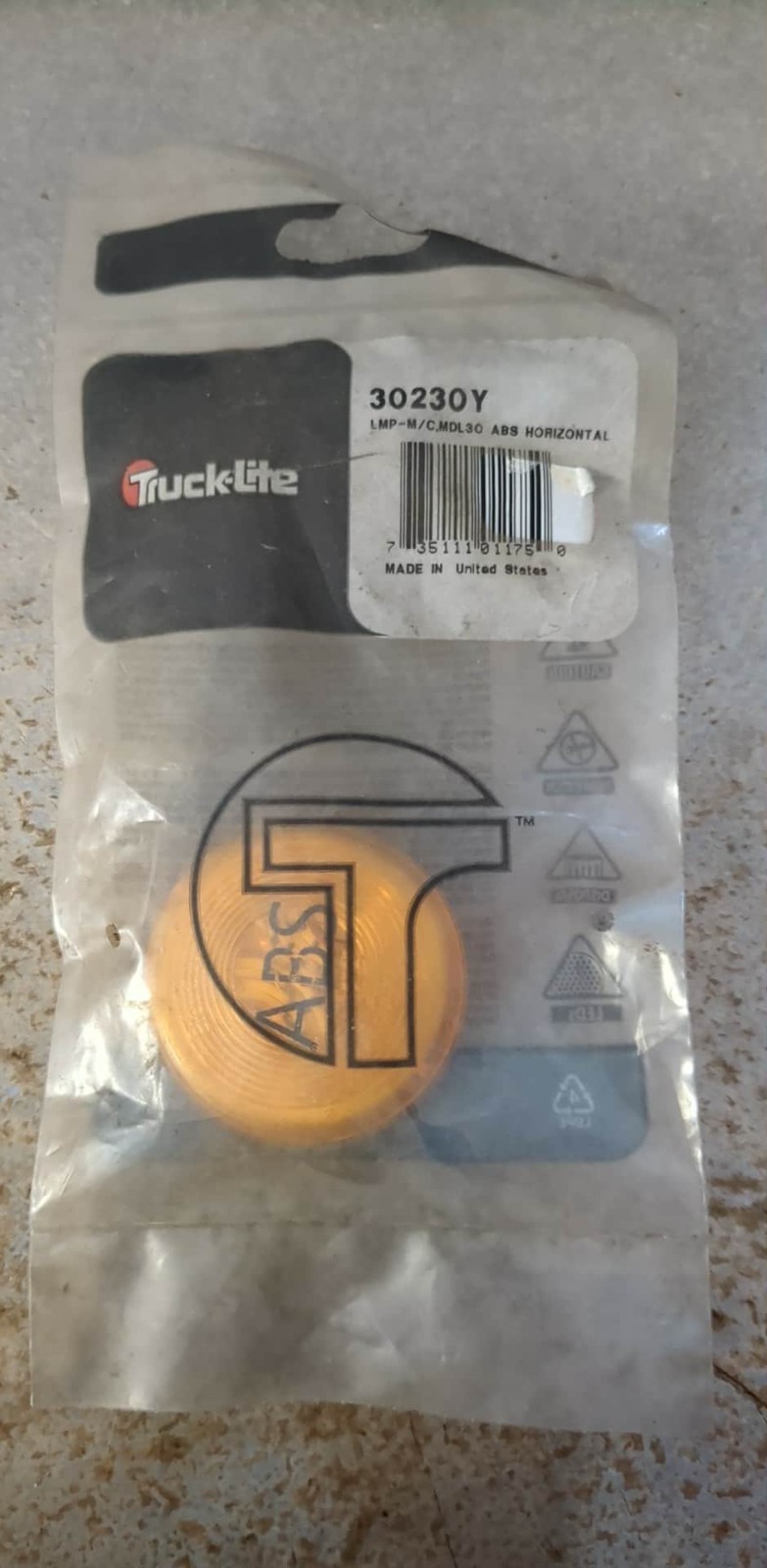 Truck-Lite 30230Y Lamp ABS Amber New Old Stock