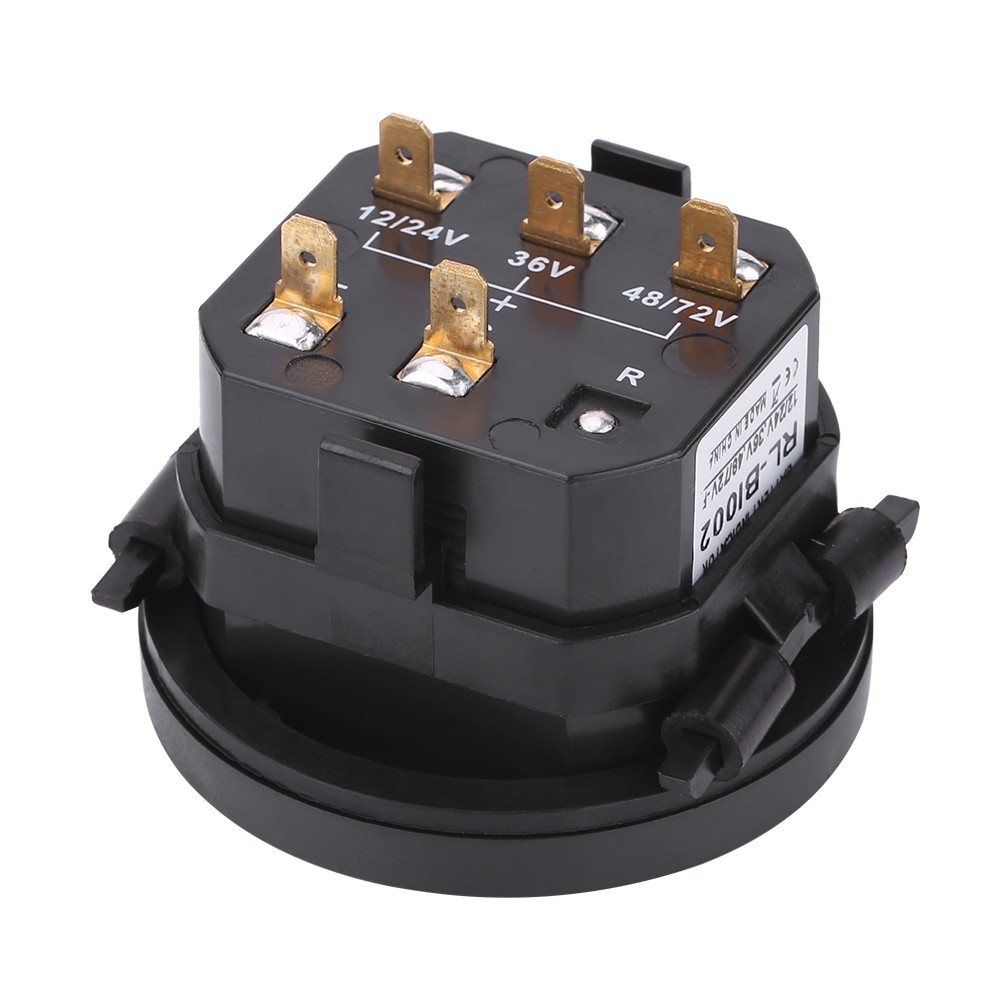 12V/24V/36V/48V/72V LED Digital Battery Indicator Meter Gauge For Cart