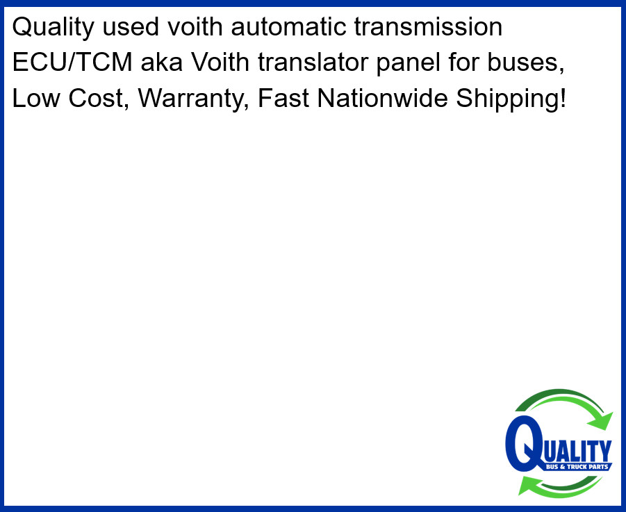 Voith Transmission Control Module Volvo R70, 56.4560.12, 56456012, 68.1437.11