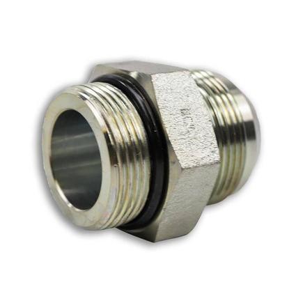 Tompkins 6400-20-20 Hydraulic Coupling / Adapter Straight, Male Jic To Male O Ri