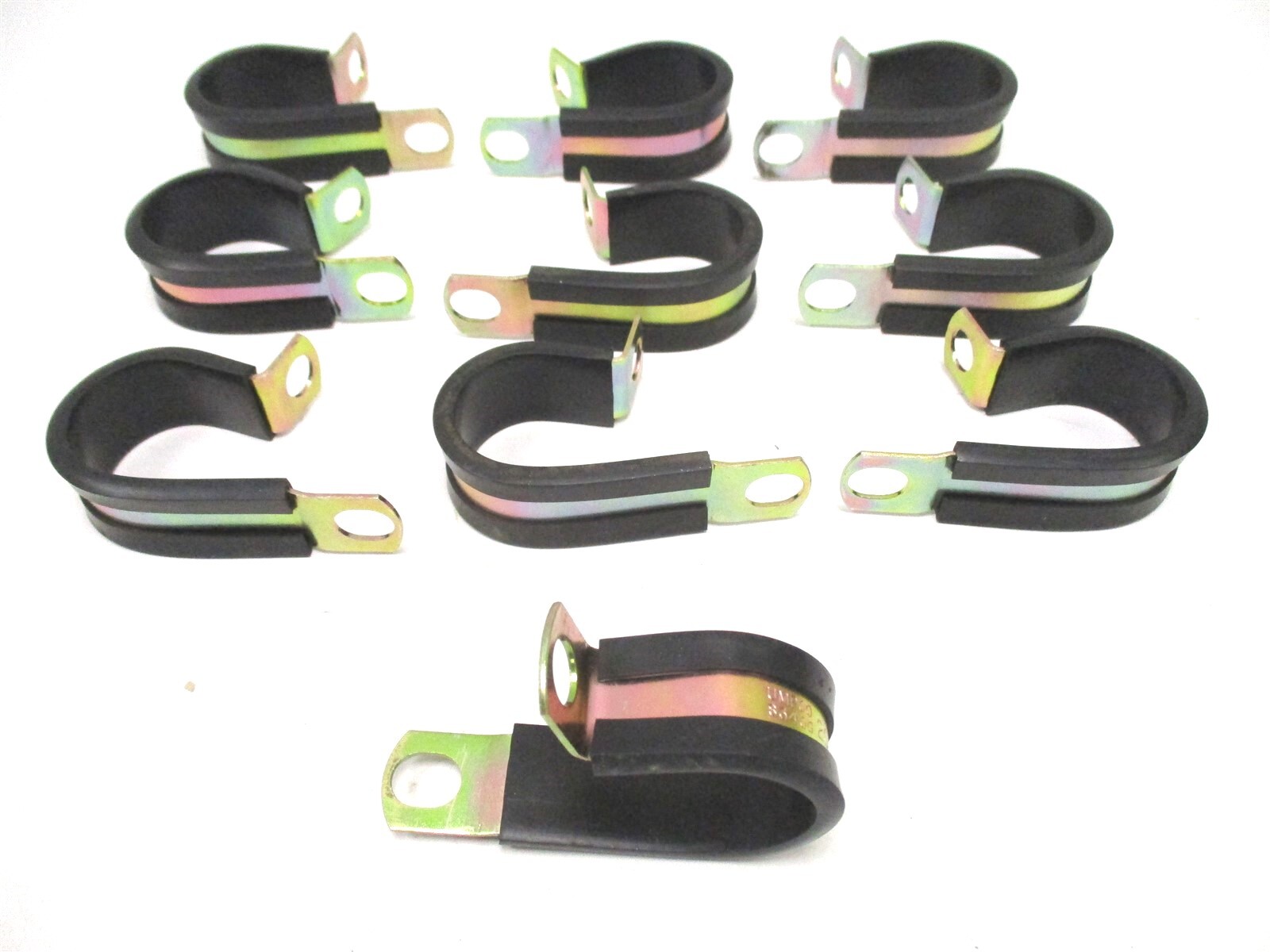 S340G-20 NEW LOT OF 10 UMPCO EPDM CUSHION CLAMP 1-1/4″ x 3/4″ 3/8-BOLT (QTY-10)