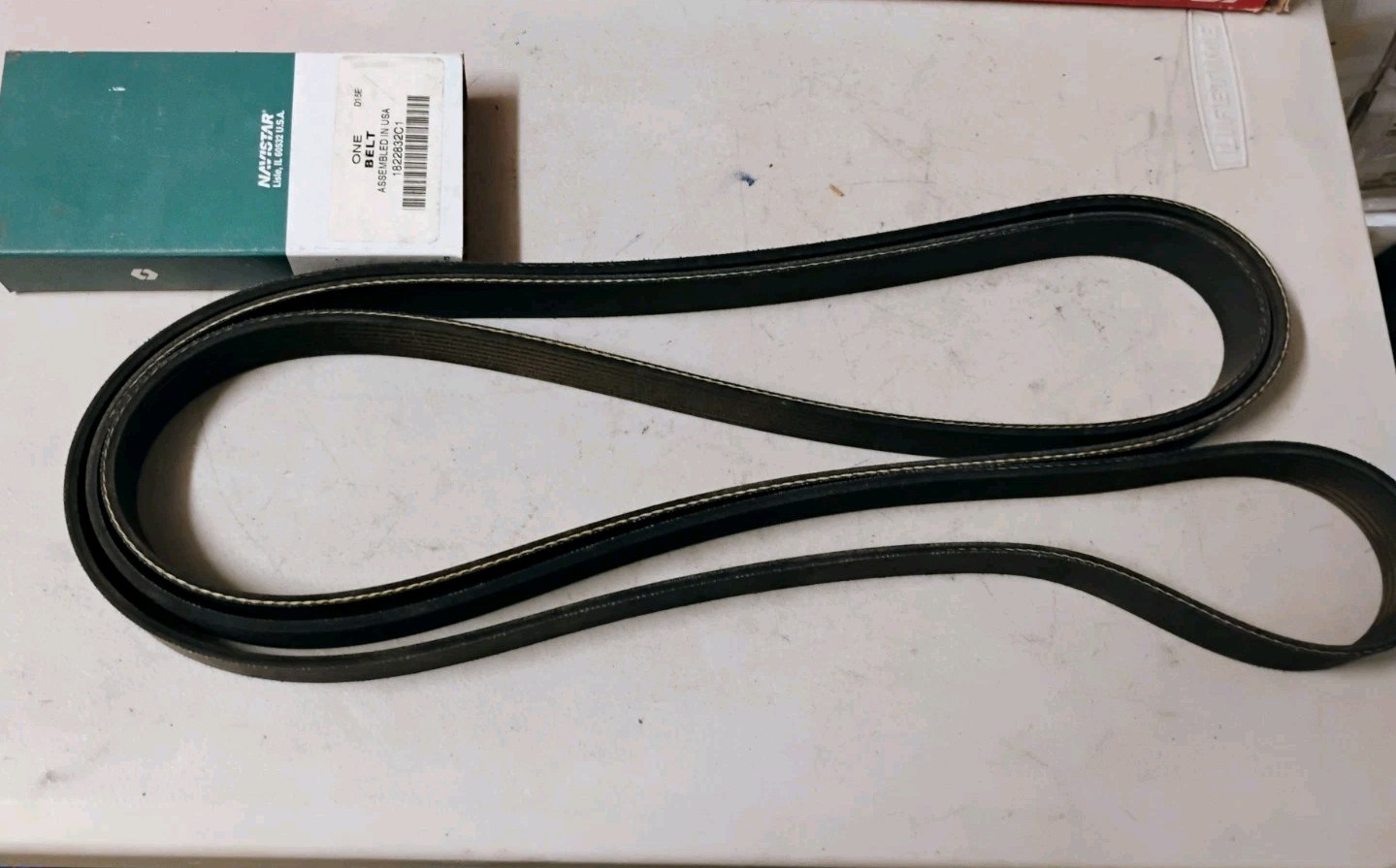 NOS International FLEETRITE MULTIGROOVE SERPERTINE BELT 1822832C1 8PK2856