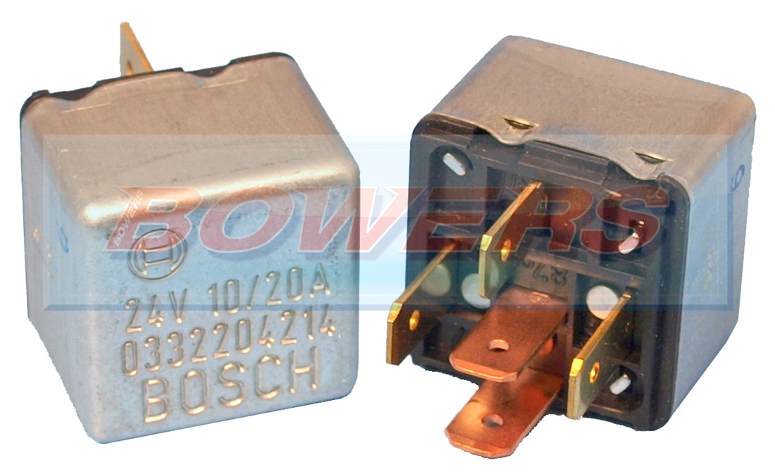 GENUINE BOSCH 0332204214 / 0332204204 24V 10/20A AMP 5 PIN CHANGEOVER RELAY