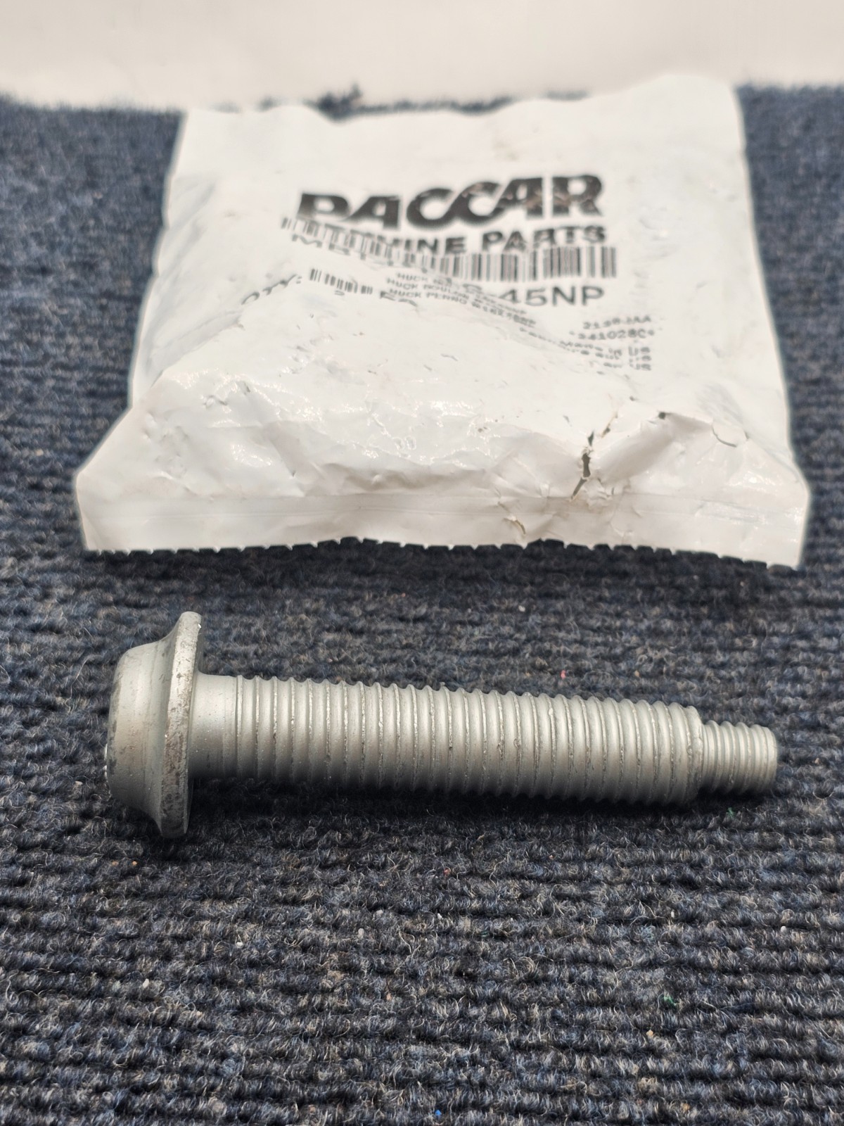 (QTY 2) PACCAR MBT-DT16-45NP Huck Bobtail Bolt 16mm Pin M16 x 45NP