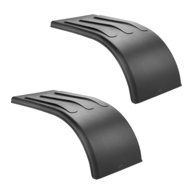 HF00073 66 1/2″ Black Poly Half Tandem Fenders Fits All Major Makes & Models