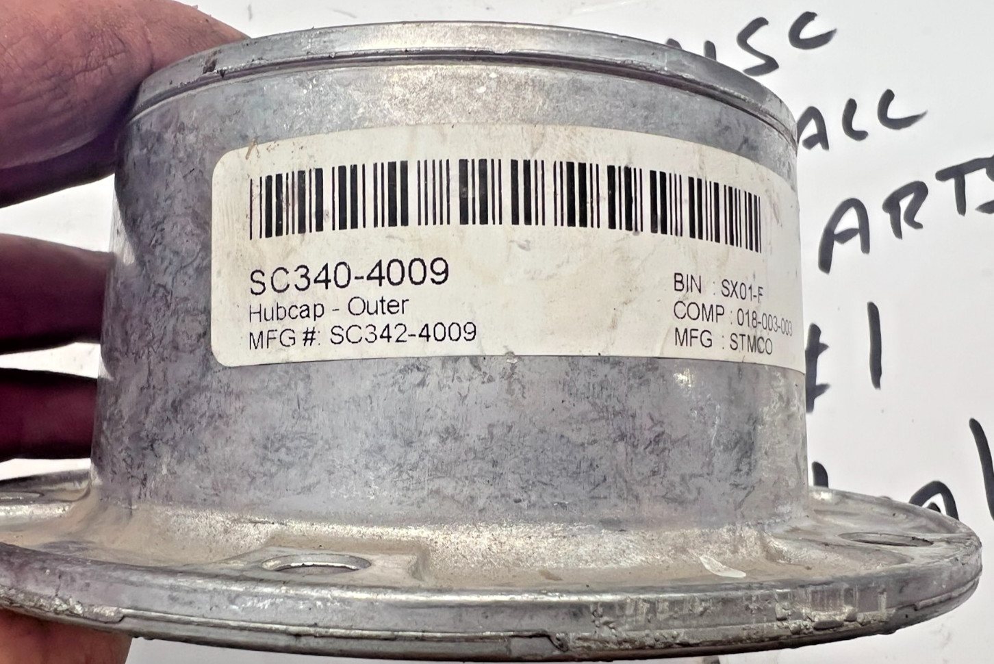 Stemco Aluminum Hubcap w/Gasket 300-4009 / 340-4009