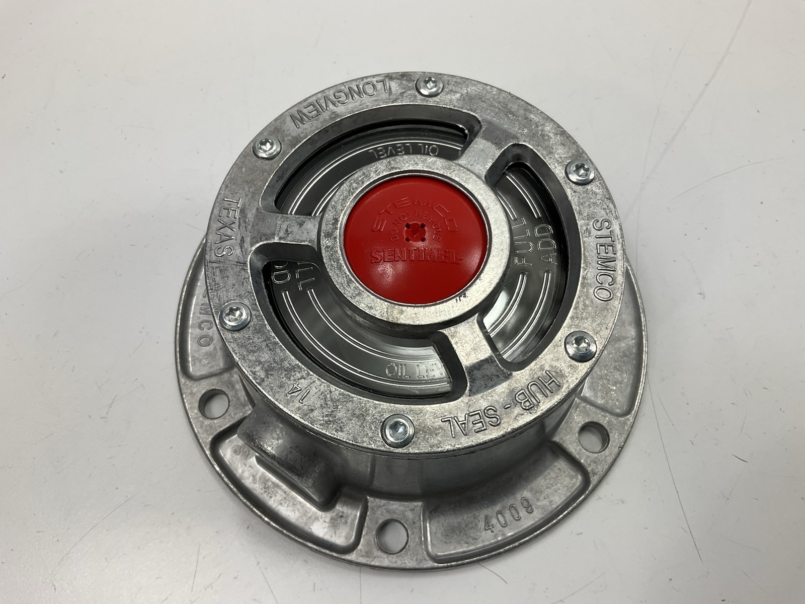 Stemco 348-4009 Heavy Duty Hubcap Hub Cap, 5-1/8″ Bolt Circle, 5/16″ Bolt Size